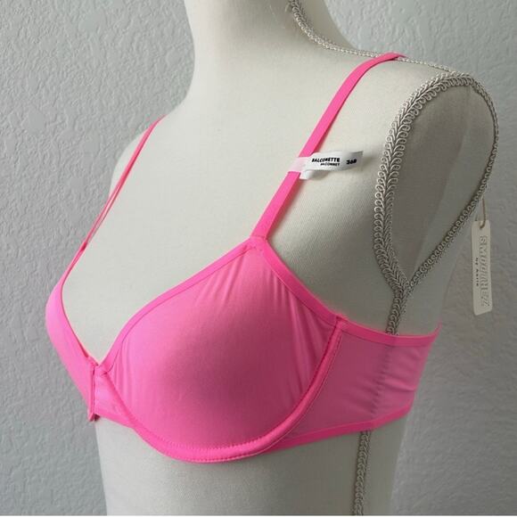 Smoothez By Aerie Pink Balconette Bra Size 32B - Picture 4 of 6